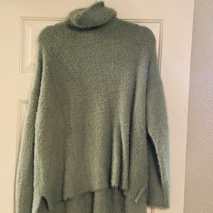 Sonoma Sage Green Turtleneck Sweater